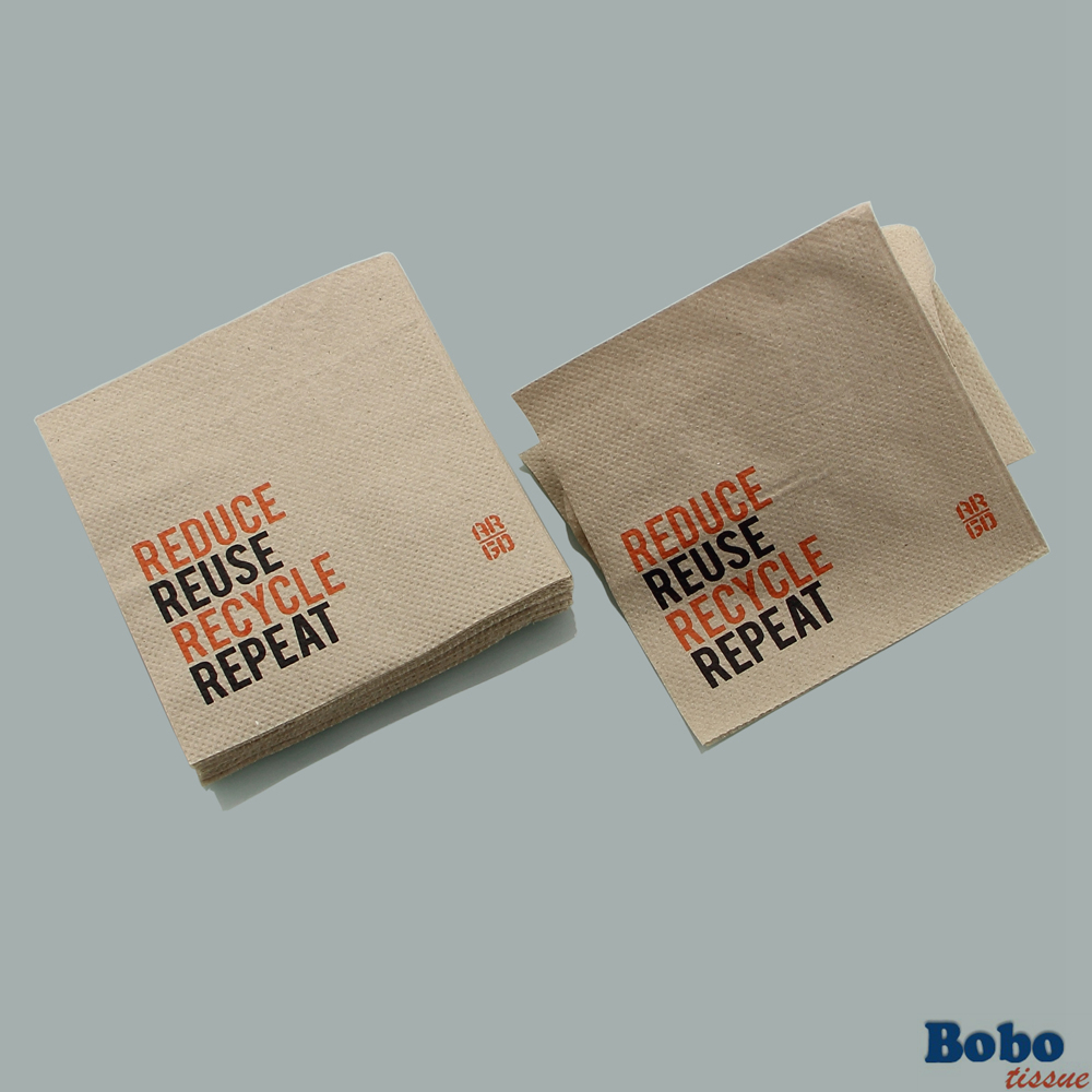 Natural dinner napkin / recycled dinner napkin