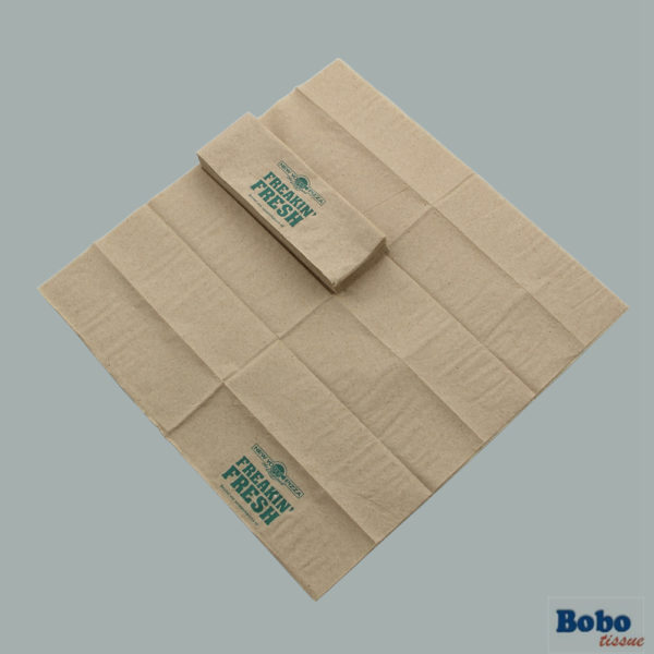 Kraft paper napkin