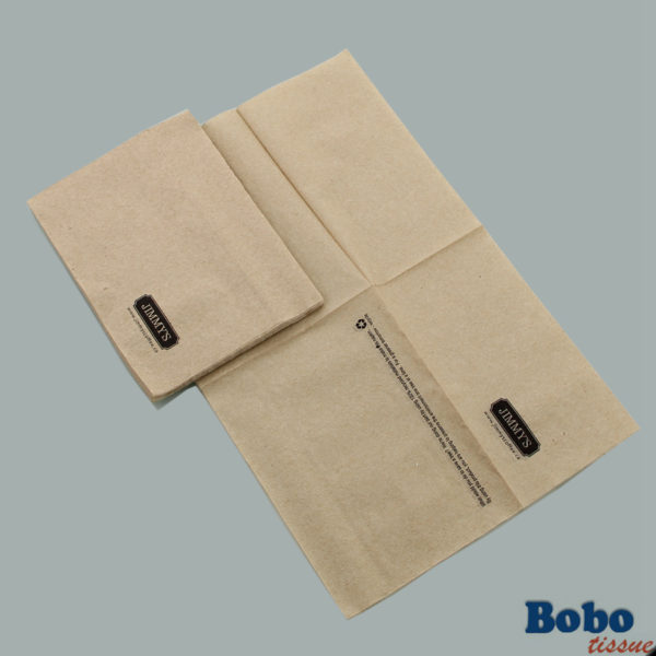 kraft recycled paper napkin