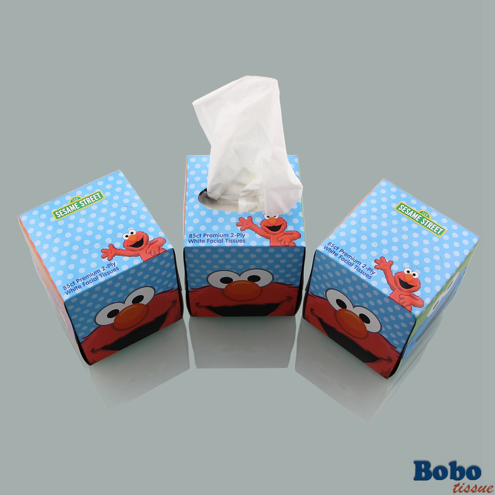 Cube box facial tissue/tissue paper supplier