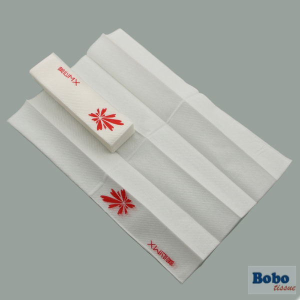 1/16 fold paper napkin