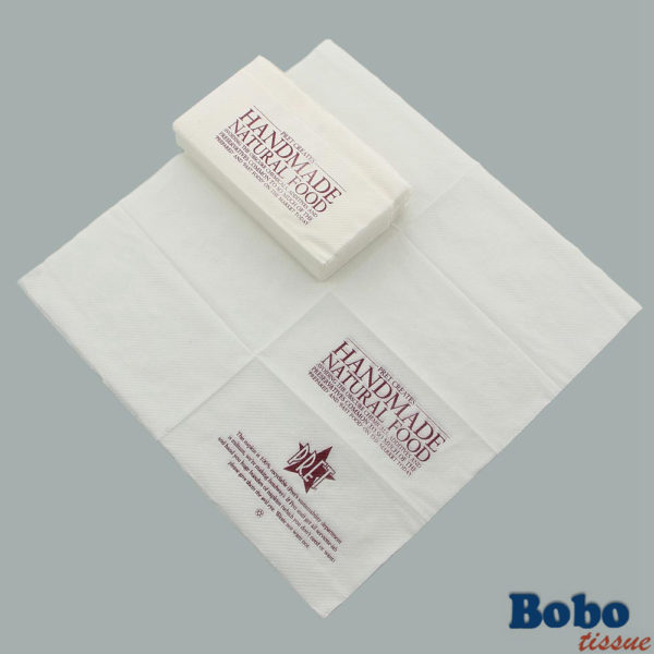 Compact fold napkin