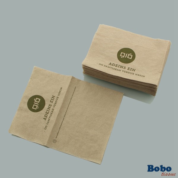 Counter fold napkin